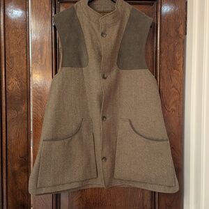 Cordings Tweed Wool Shooting Vest